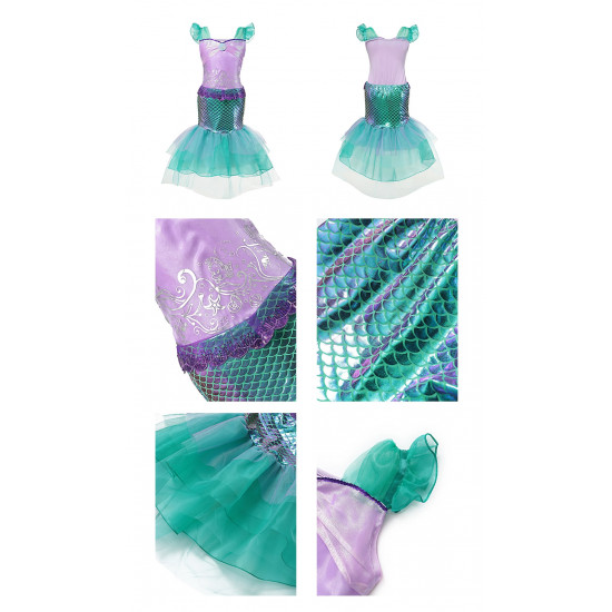 Šaty Malá mořská víla - Ariel