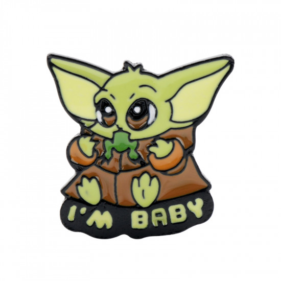 Brož Baby Yoda I'm Baby  (The Mandalorian)