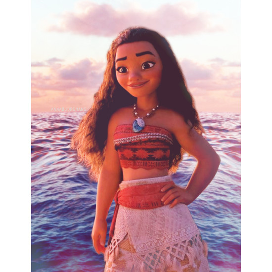 Dětská paruka Moana (Vaiana)