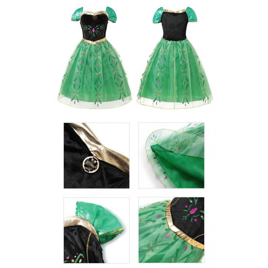 Šaty Ledové království - Anna