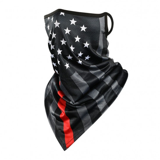 Maska - Vlajka USA (černobílá)