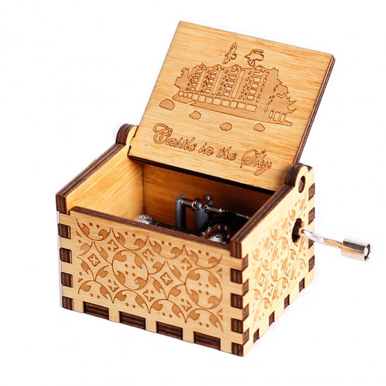 Hrací skříňka Zámek v oblacích