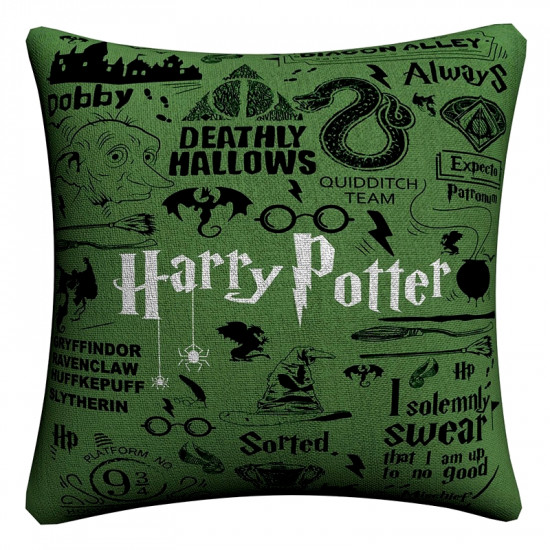 Polštář Harry Potter (zelený)