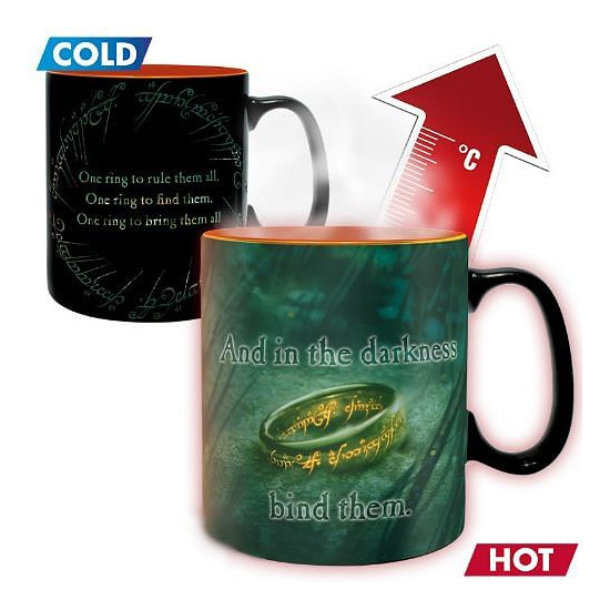 Hrnek Pán prstenů - Sauron, měnící se