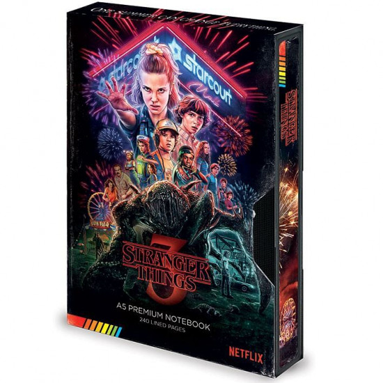 Zápisník Stranger Things S3 VHS