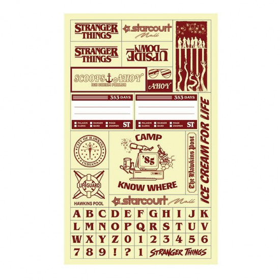 Zápisník Stranger Things S3 VHS