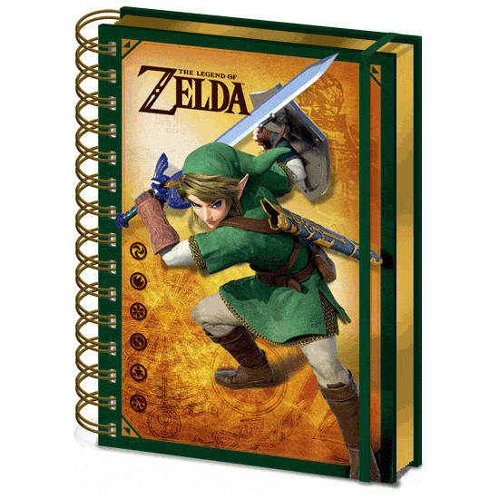 Zápisník The Legend of Zelda - Link 3D