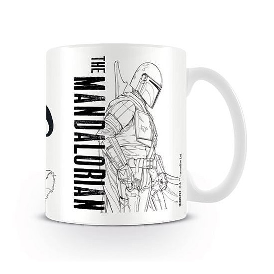 Hrnek Star Wars: Mandalorian - Line Art