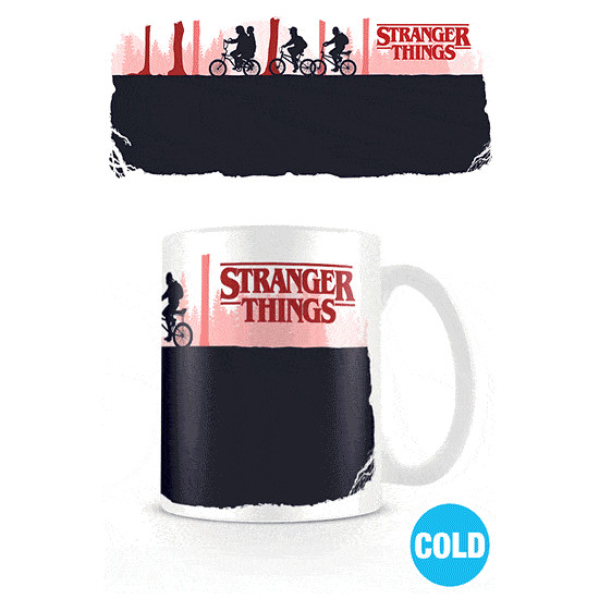 Hrnek Stranger Things - Upside Down, měnící se