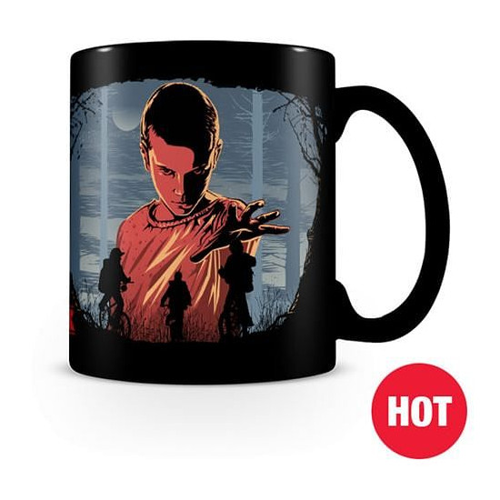 Hrnek Stranger Things, měnící se