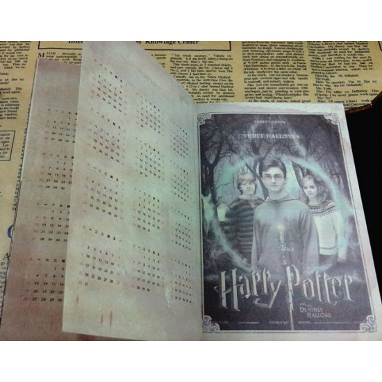 Diář Harry Potter - zlatý