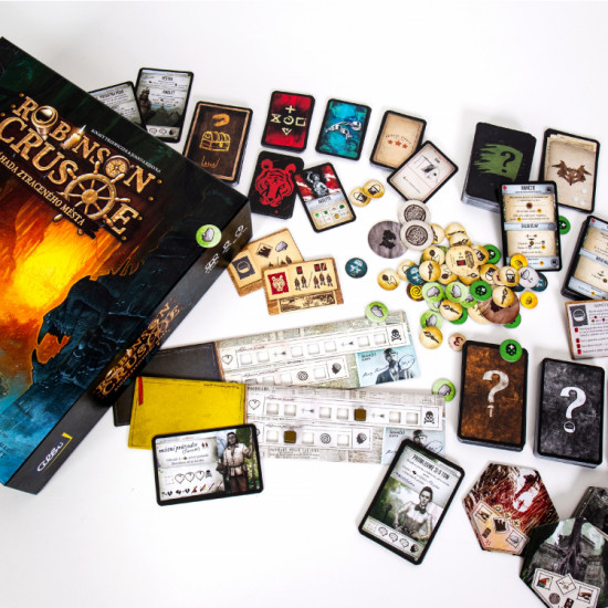 Desková hra Robinson Crusoe: Záhada ztraceného města