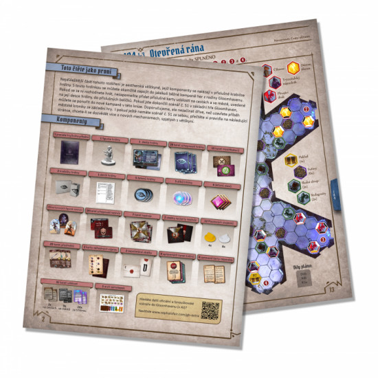 Desková hra Gloomhaven: Zapomenuté kruhy (česky)