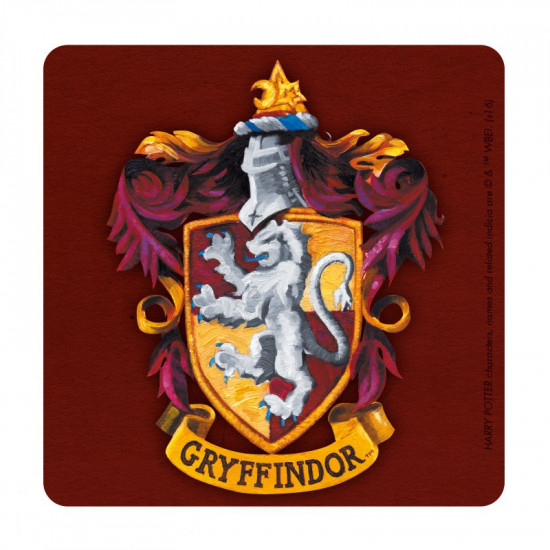 Dárková sada Harry Potter - Sklenice + Podtácek + Hrníček "Gryffindor"*