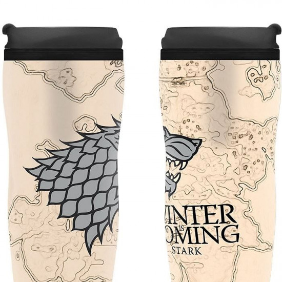 Cestovní hrnek Game of Thrones - Winter is Coming