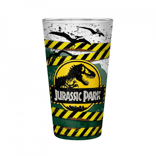 Sklenice Jurassic Park - Danger High Voltage