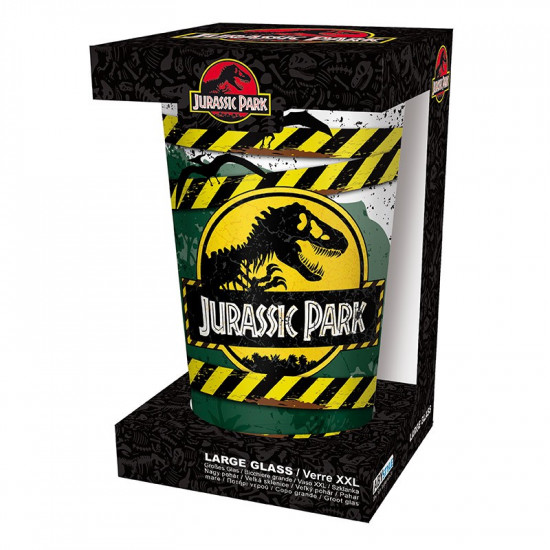 Sklenice Jurassic Park - Danger High Voltage