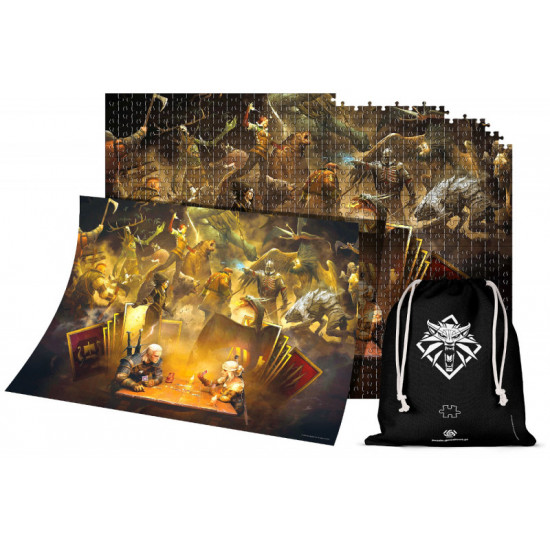 Puzzle The Witcher - Playing Gwent