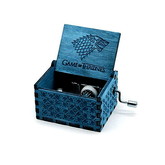 Hrací skříňka Hra o trůny  - Stark modrá