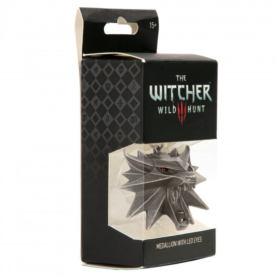 Zaklínačský medailon - svítící oči