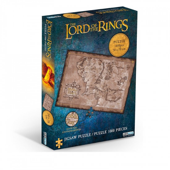 Puzzle Pán prstenů - Mapa...
