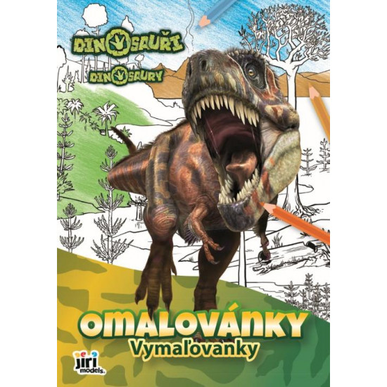 Omalovánky A4 Dinosauři
