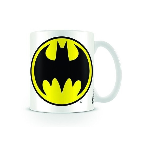 Hrnek Batman - logo (bílá)