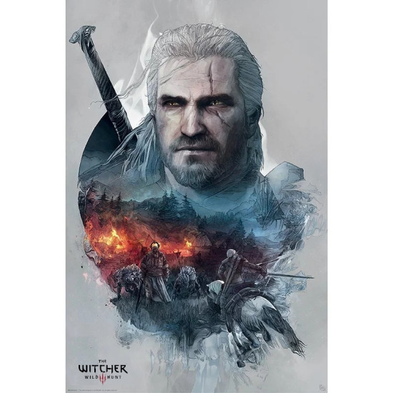 Plakát Zaklínač - Geralt