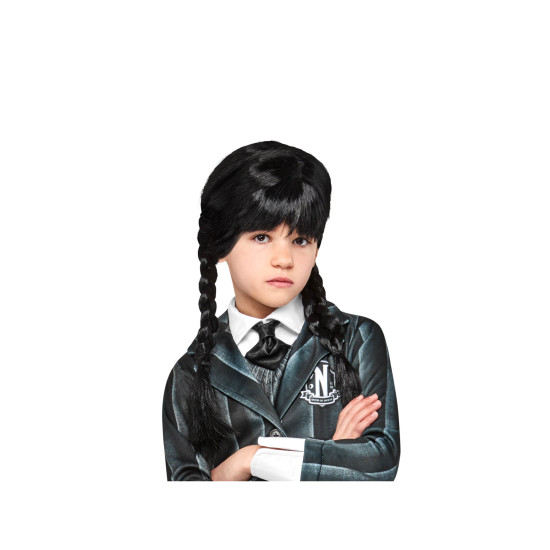 Dětská paruka Wednesday Addams