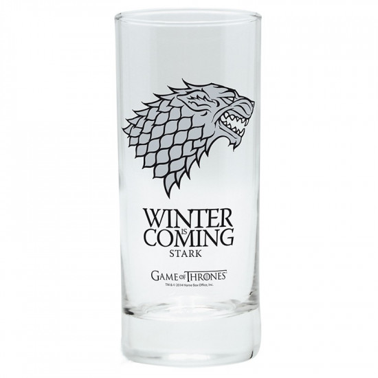 Sklenice Game of Thrones (Hra o trůny) - Stark