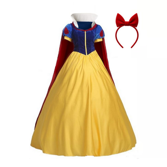 Dámské šaty Sněhurka s pláštěm