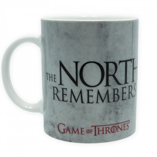 Hrnek Hra o Trůny - Game of Thrones - Stark - The North remembers