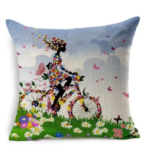 Polštář - Květinová dáma
