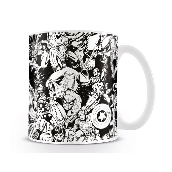 Hrnek Marvel - postavy (2) - čnb