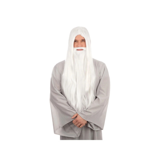 Paruka bílá s dlouhým...