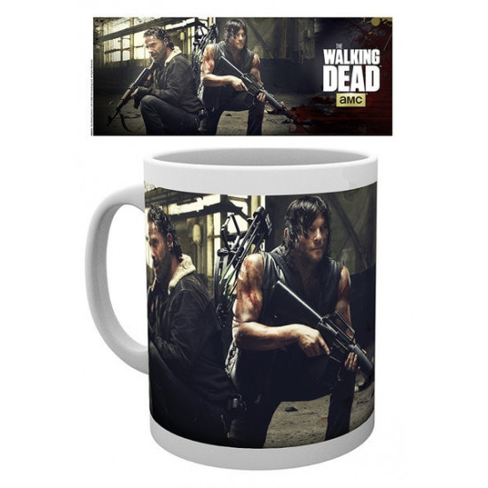 Hrnek The Walking Dead (Živí mrtví) - Daryl a Rick