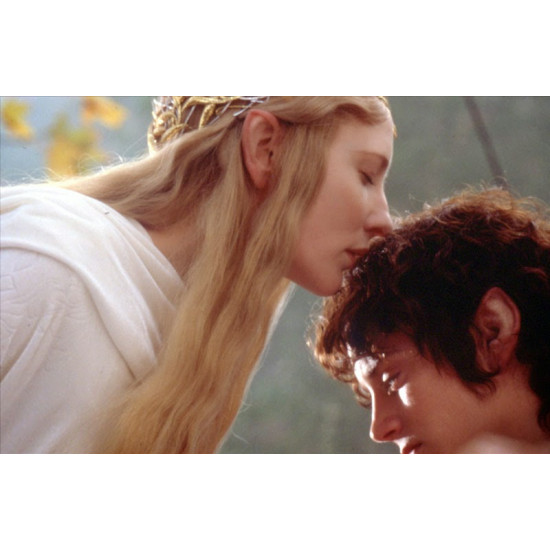 Pán prstenů Lorienský lístek náušnice