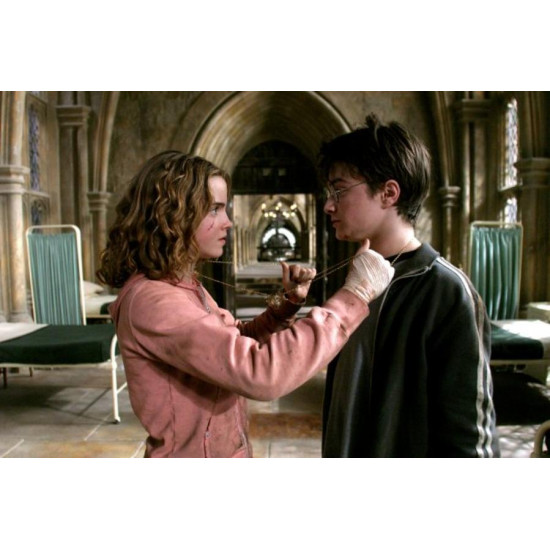 Řetízek Harry Potter - Obraceč času (fialový písek)