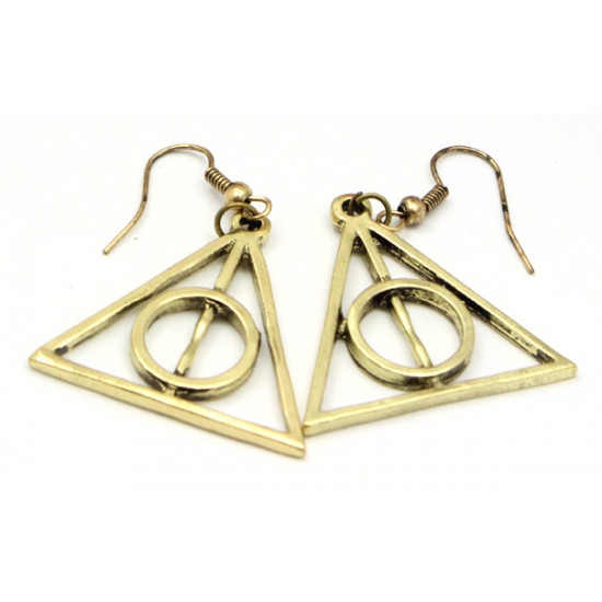 Harry Potter relikvie smrti náušnice - stříbrné