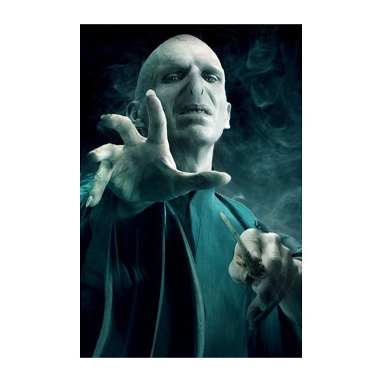 Harry Potter hůlka Lorda Voldemorta náhrdelník - starostříbro