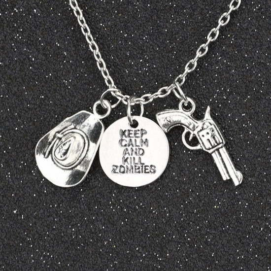 Řetízek The Walking Dead (Živí mrtví) - Keep Calm and Kill Zombies