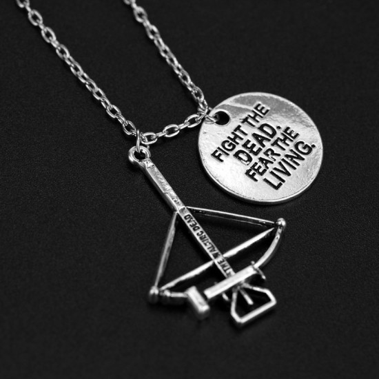 Řetízek The Walking Dead (Živí mrtví) - Fight the Dead. Fear the Living.