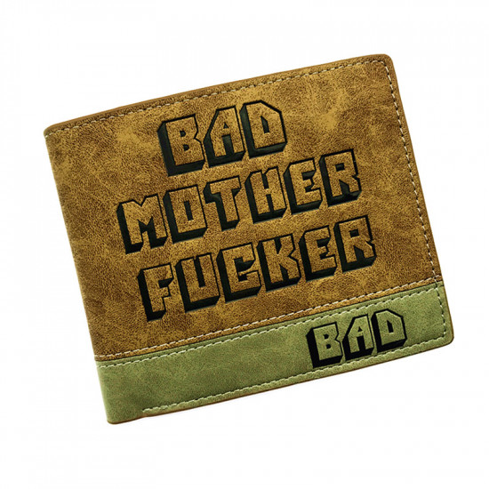 Peněženka Pulp Fiction - Bad Motherfucker (žlutozelená)