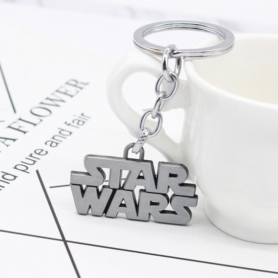 Klíčenka Star Wars - logo (stříbrné)