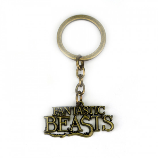 Klíčenka Fantastická zvířata - logo (bronzové)