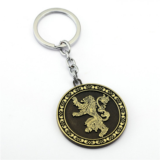 Klíčenka Game of Thrones (Hra o trůny) - Lannister mince (bronzová)