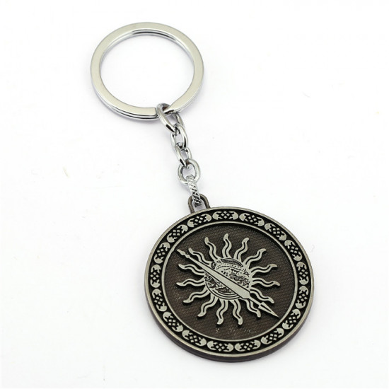 Klíčenka Game of Thrones (Hra o trůny) - Tyrell mince (stříbrná)