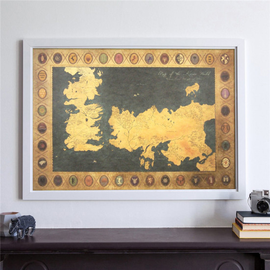 Mapa Game of Thrones (Hra o trůny)