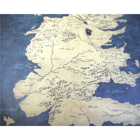 Mapa Game of Thrones (Hra o trůny)
