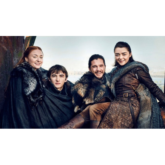 Prsten Game of Thrones (Hra o trůny) - Stark (modrý)